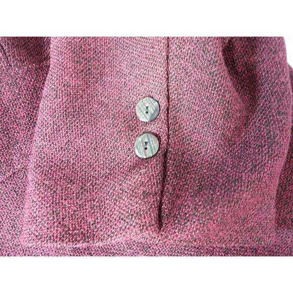 Giorgio Sant Angelo Blazer Womens 22W Tweed Black Pink Double Button NWT Vtg - Picture 13 of 15